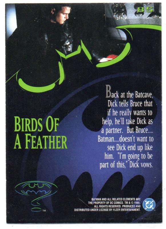 Fleer Ultra 95 DC Comics Batman Forever  - 85 Birds of a Feather