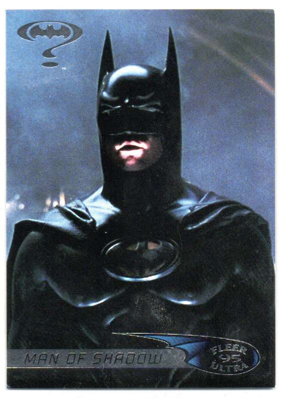 Fleer Ultra 95 DC Comics Batman Forever  - 96 Man of Shadow