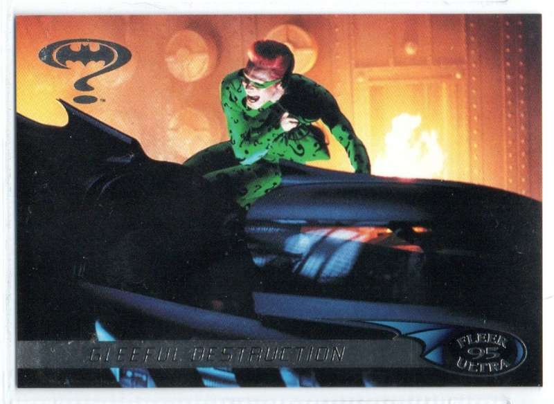 Fleer Ultra 95 DC Comics Batman Forever  - 104 Gleeful Destruction