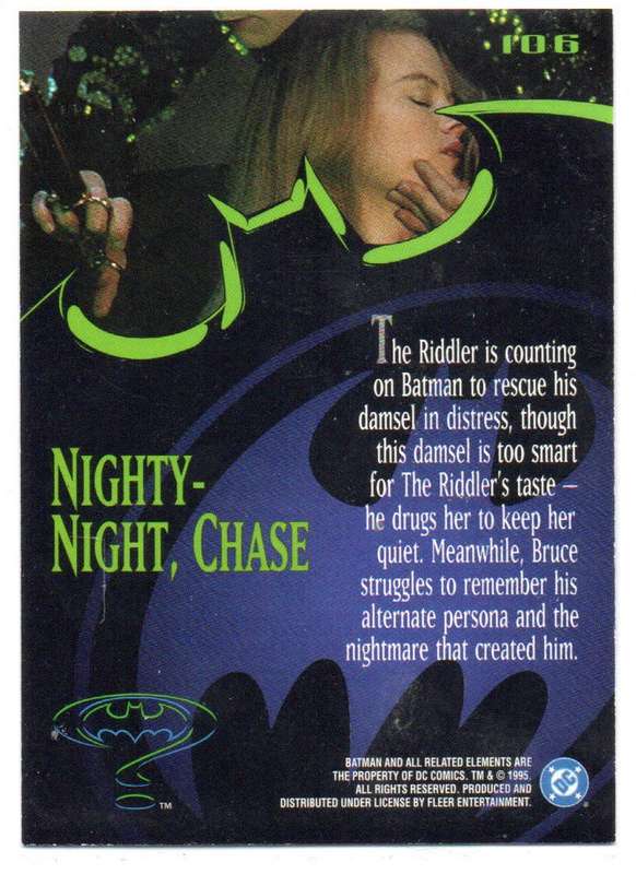 Fleer Ultra 95 DC Comics Batman Forever  - 106 Nighty-Night, Chase
