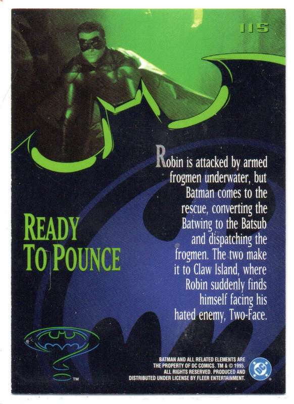 Fleer Ultra 95 DC Comics Batman Forever  - 115 Ready to Pounce