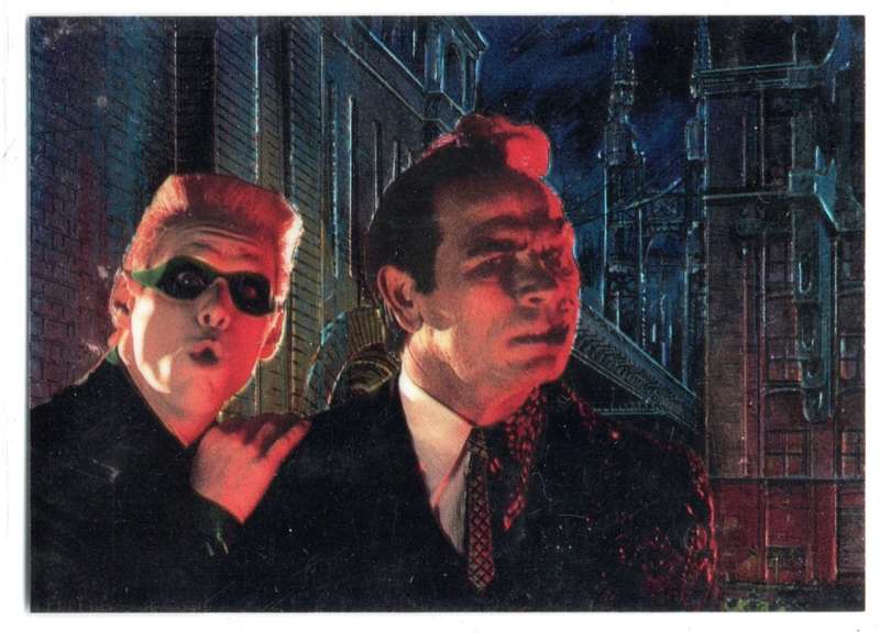 Fleer Ultra 95 DC Comics Batman Forever  - 10 Two-Face and The Riddler Animaction