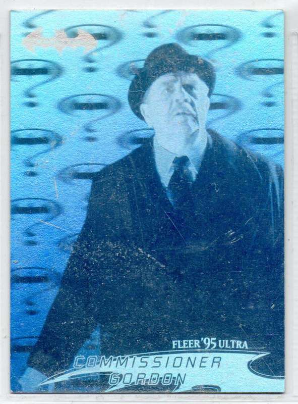 Fleer Ultra 95 DC Comics Batman Forever  - 12 Commissioner Gordon Holograms