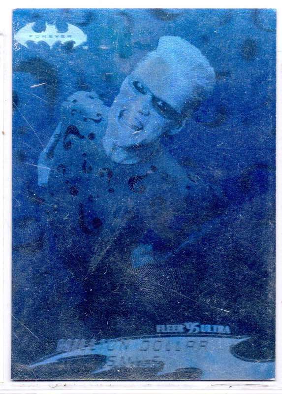 Fleer Ultra 95 DC Comics Batman Forever  - 15 Million Dollar Smile Holograms