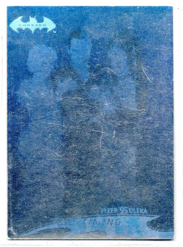 Fleer Ultra 95 DC Comics Batman Forever  - 17 Two Timing Holograms