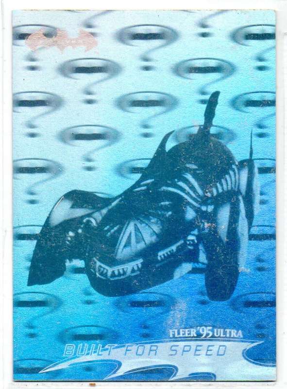 Fleer Ultra 95 DC Comics Batman Forever  - 31 Built for Speed Holograms