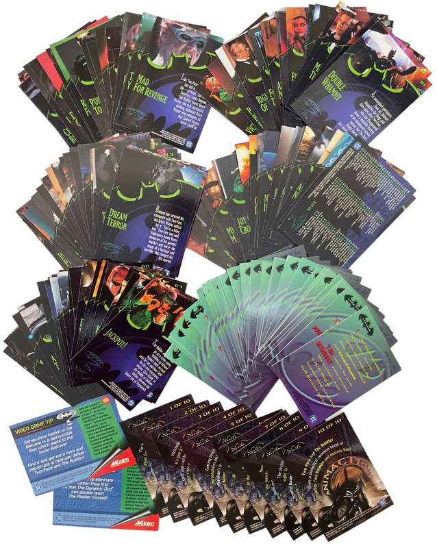 Fleer Ultra 95 DC Comics Batman Forever  - Complete Set - 168 Cards