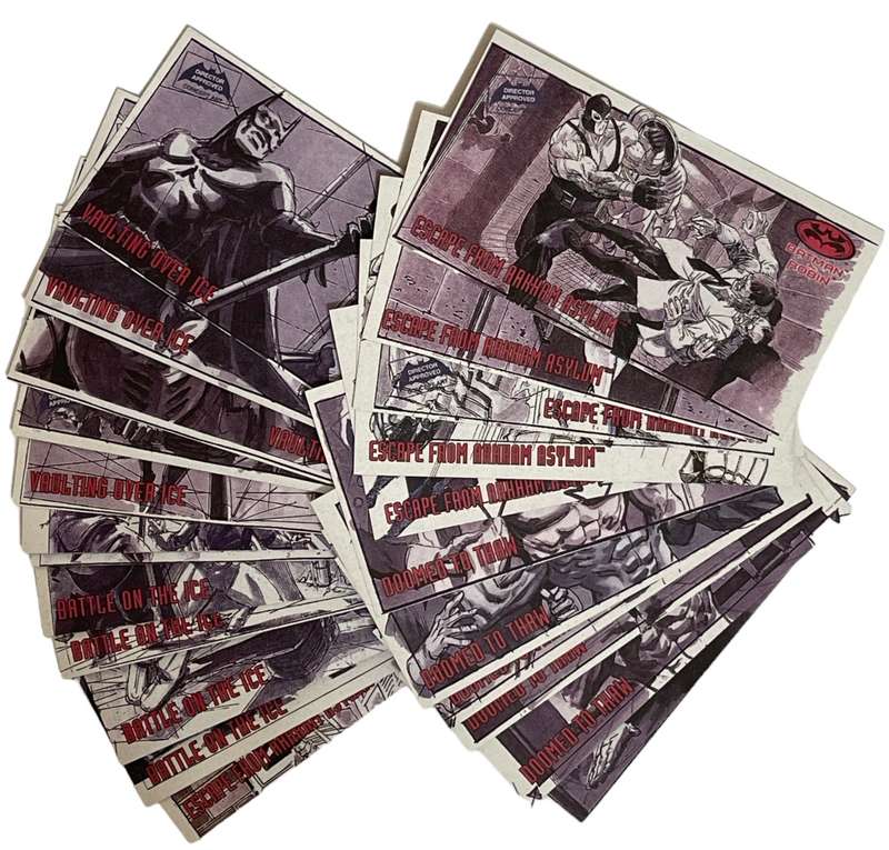 SkyBox Premium 1997 DC Batman & Robin - Plotpoint 1-35 Soundbite 36-70 Storyboards S1-S24 Complete
