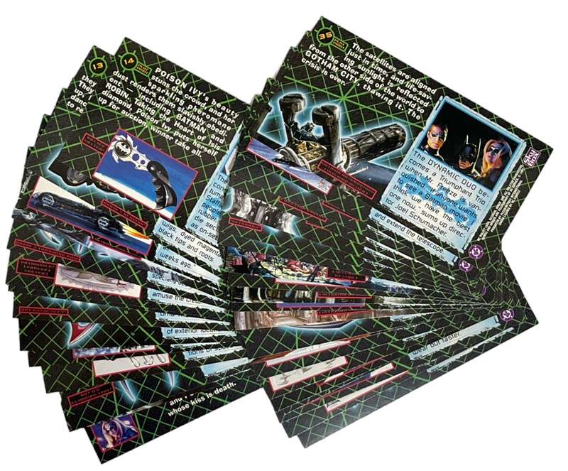 SkyBox Premium 1997 DC Batman & Robin - Plotpoint 1-35 Soundbite 36-70 Storyboards S1-S24 Complete