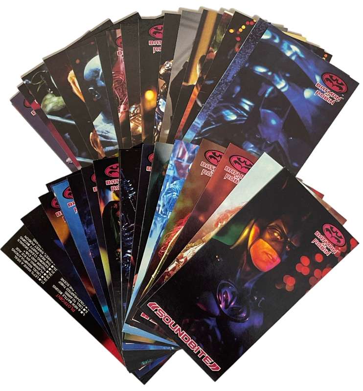 SkyBox Premium 1997 DC Batman & Robin - Plotpoint 1-35 Soundbite 36-70 Storyboards S1-S24 Complete
