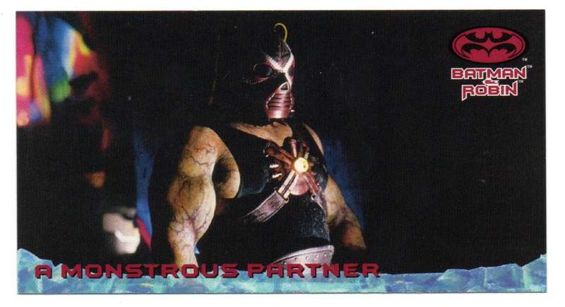 SkyBox Premium 1997 DC Batman & Robin - 9 A monstrous partner