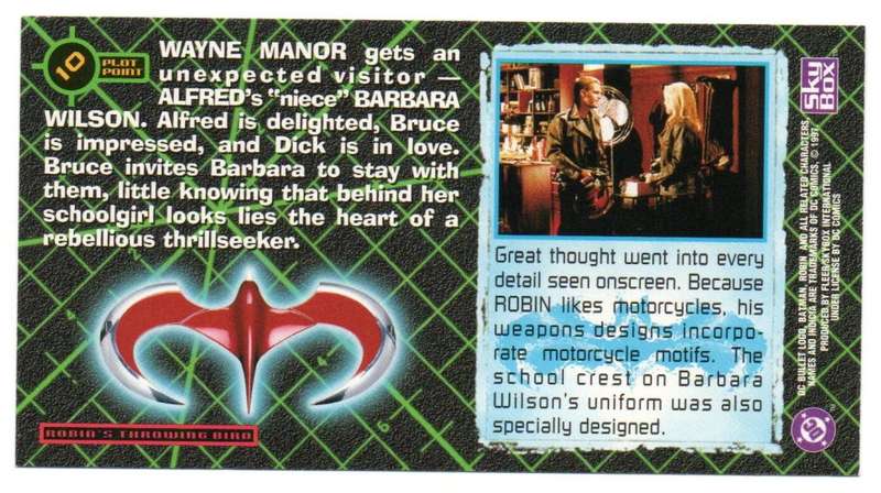 SkyBox Premium 1997 DC Batman & Robin - 10 Surprise visit