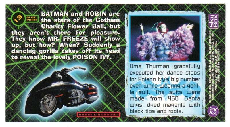 SkyBox Premium 1997 DC Batman & Robin - 13 `Gorilla my dreams`