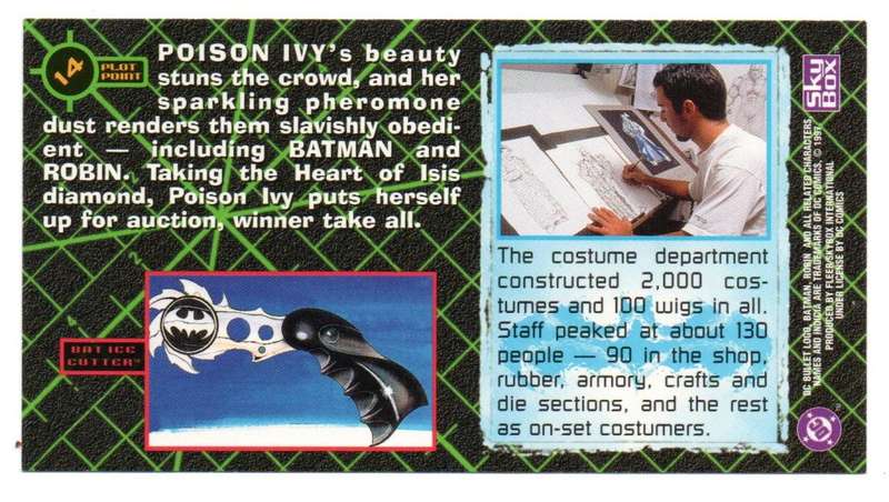 SkyBox Premium 1997 DC Batman & Robin - 14 A mesmerizing beauty