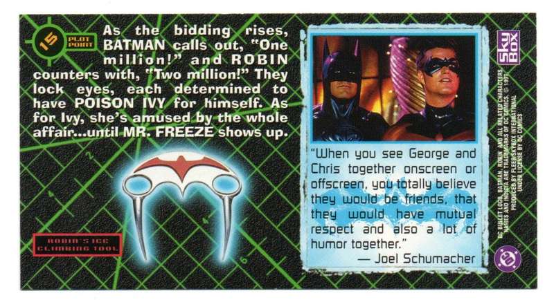 SkyBox Premium 1997 DC Batman & Robin - 15 Dueling passions