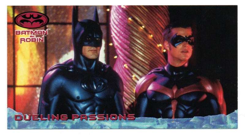 SkyBox Premium 1997 DC Batman & Robin - 15 Dueling passions