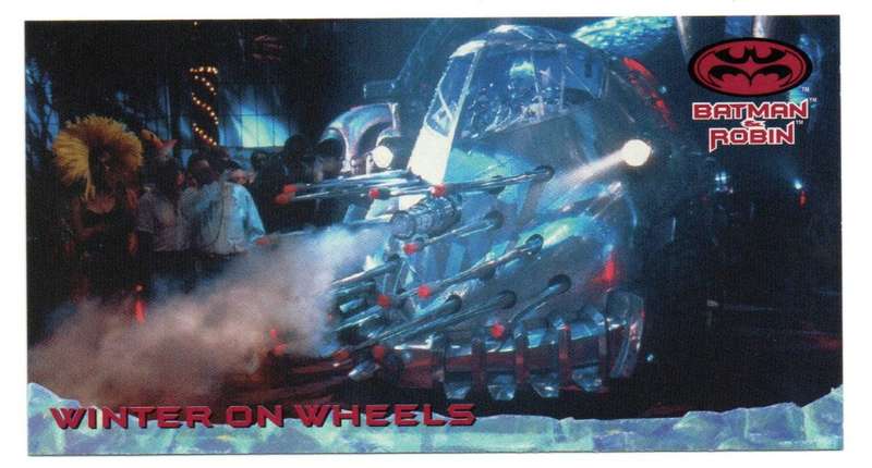 SkyBox Premium 1997 DC Batman & Robin - 16 Winter on wheels