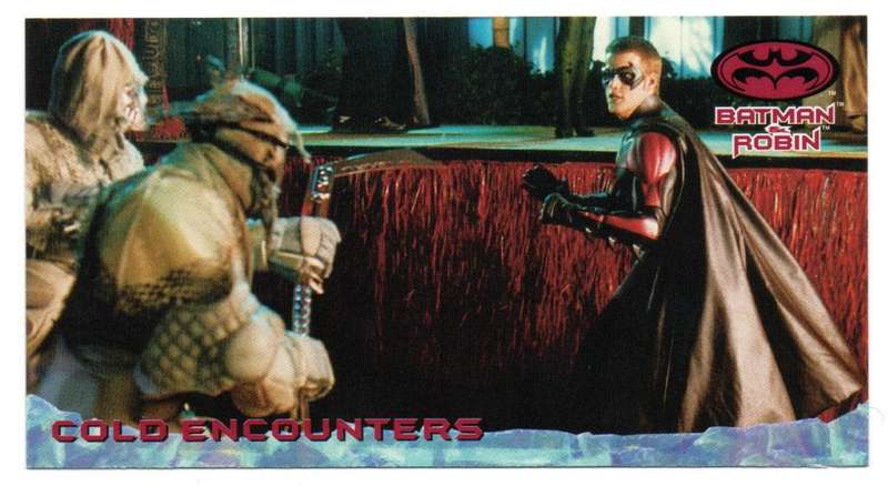 SkyBox Premium 1997 DC Batman & Robin - 17 Cold encounters