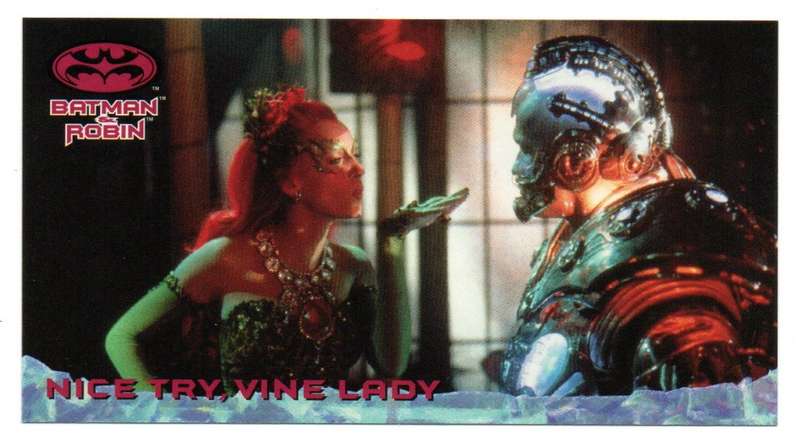 SkyBox Premium 1997 DC Batman & Robin - 18 Nice try, vine lady