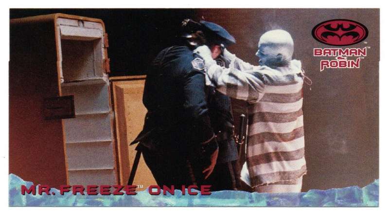 SkyBox Premium 1997 DC Batman & Robin - 22 Mr. Freeze on ice