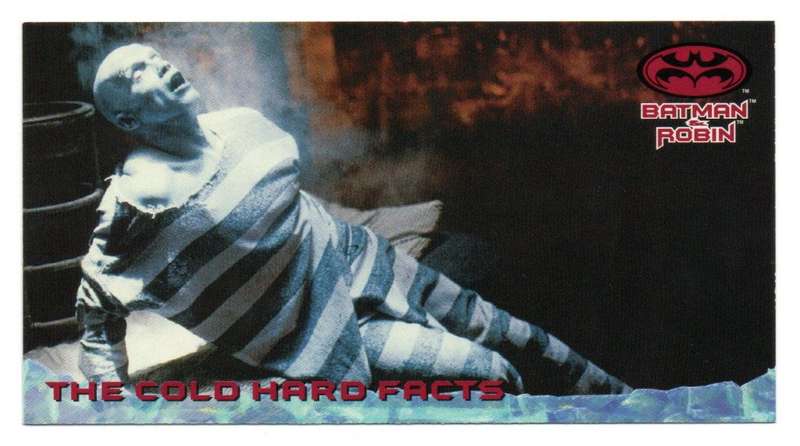 SkyBox Premium 1997 DC Batman & Robin - 23 The cold hard facts