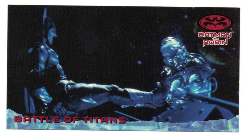 SkyBox Premium 1997 DC Batman & Robin - 34 Battle of titans