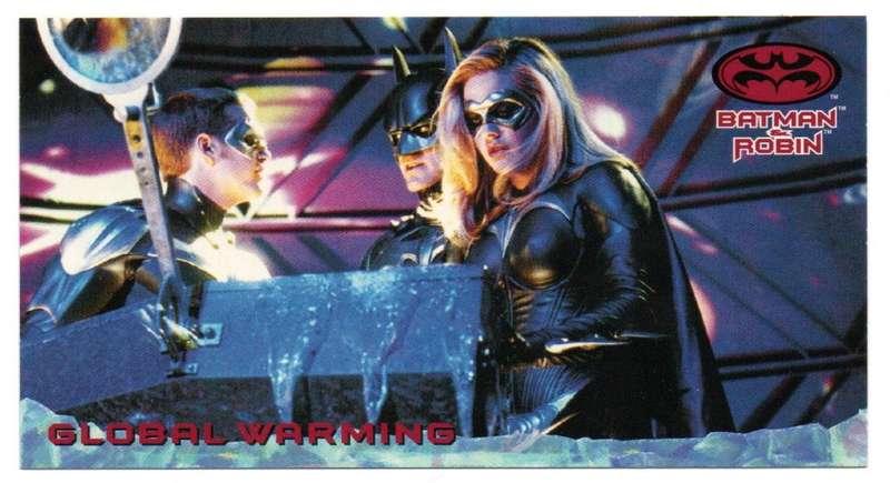 SkyBox Premium 1997 DC Batman & Robin - 35 Global warming