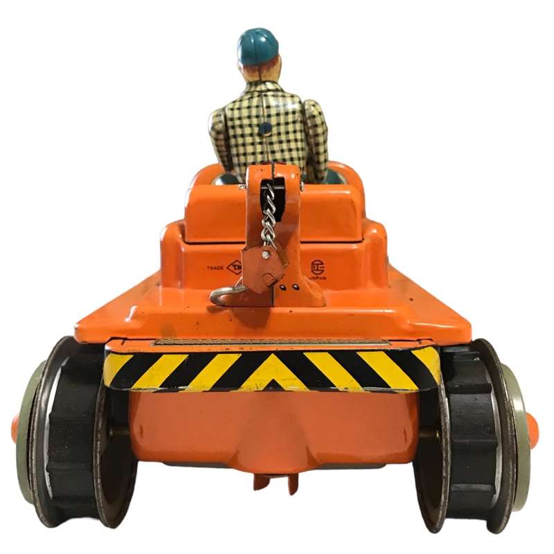 1960`s Japanese Handy-Hank Battery Operated No.112 Bulldozer `Mystery Tank` in Original Box