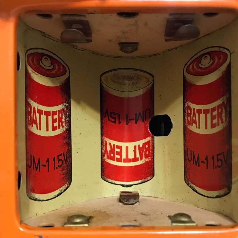 1960`s Japanese Handy-Hank Battery Operated No.112 Bulldozer `Mystery Tank` in Original Box
