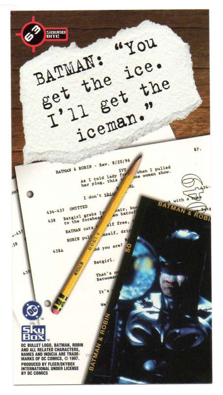 SkyBox Premium 1997 DC Batman & Robin - 63 Batman