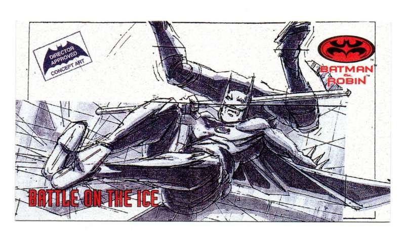 SkyBox Premium 1997 DC Batman & Robin - S2 Series 2 Battle on the ice 5/6