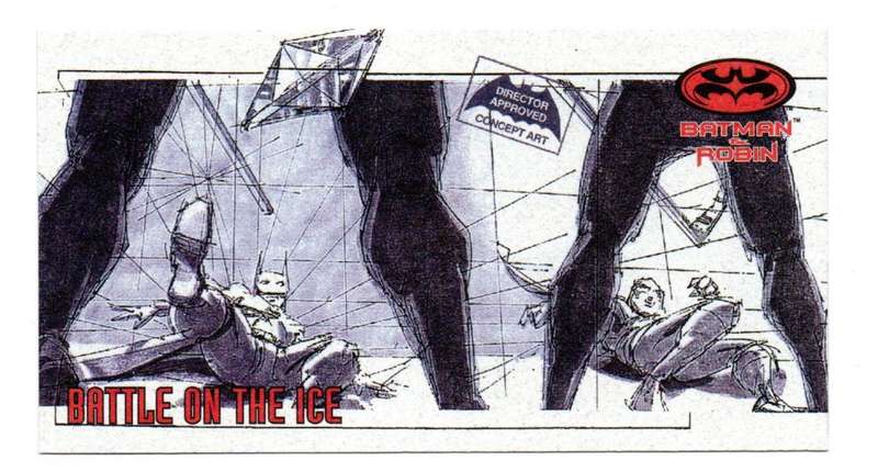 SkyBox Premium 1997 DC Batman & Robin - S2 Series 2 Battle on the ice 6/6