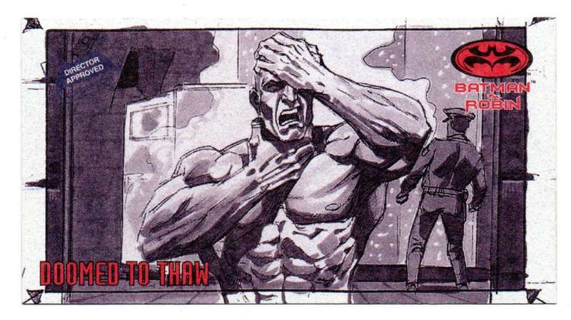 SkyBox Premium 1997 DC Batman & Robin - S4 Series 4 Doomed to thaw 5/6