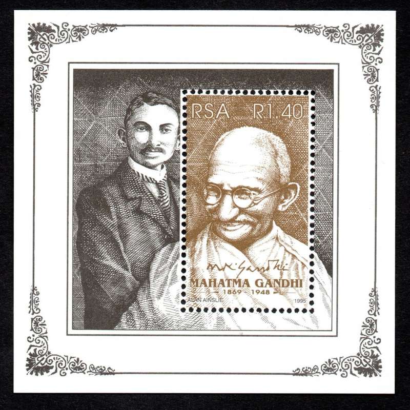 RSA 1995/10/02 Mahatma Gandhi Commemoration Miniature Sheet