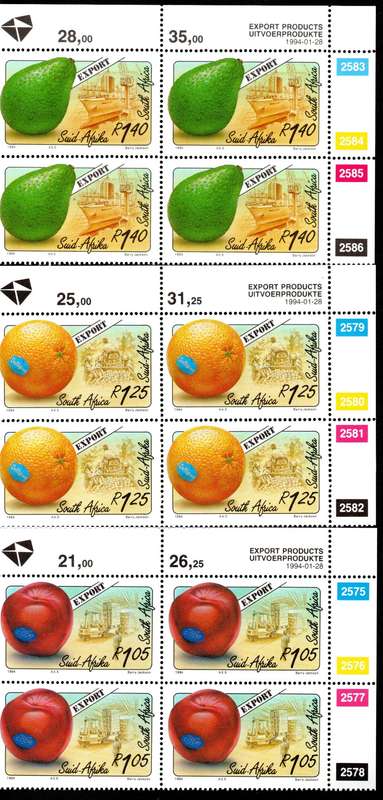 RSA 1994/04/28 Export Fruits Control Block Set