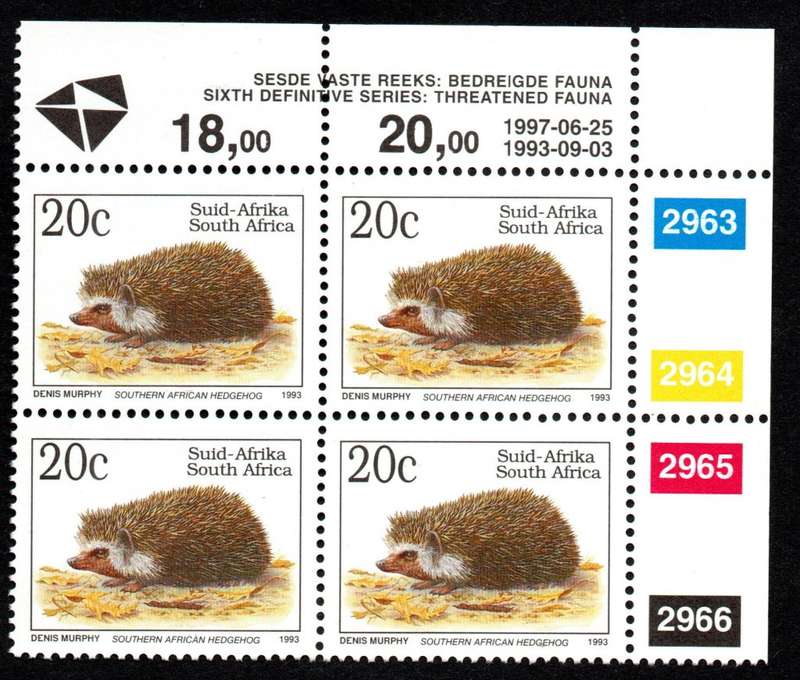 RSA 1993/09/03 & 1997/06/05 6th Definitive 20c Control Blocks