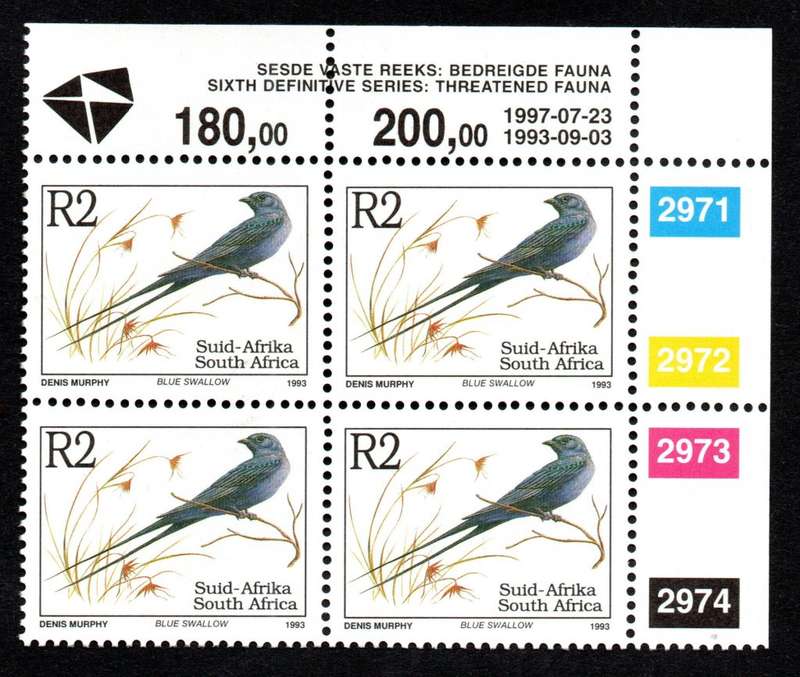 RSA 1993/09/03 & 1997/07/23 6th Definitive R2 Control Blocks