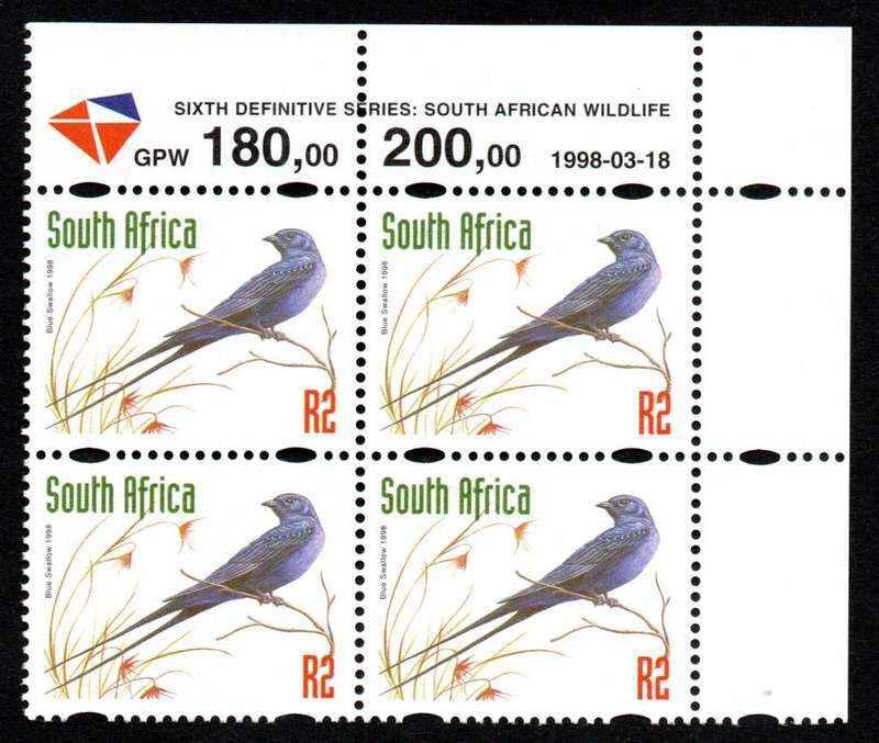 RSA 1998/03/18 6th Definitive (Redrawn) R2 Control Blocks