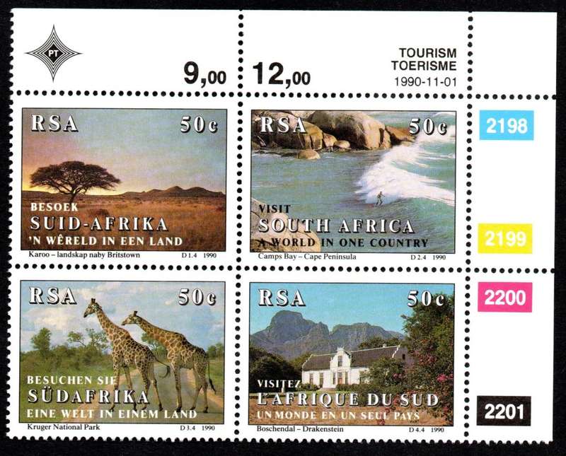 RSA 1990/11/01 Tourism in S.A. Control Blocks