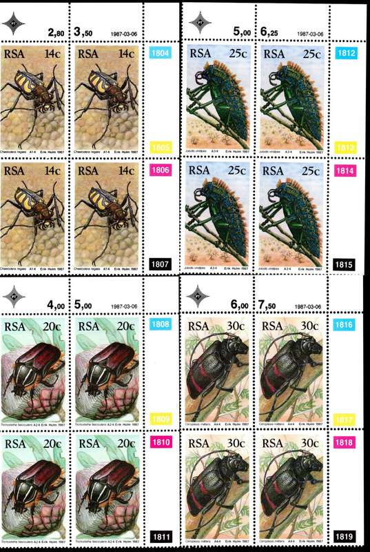 RSA 1987/03/06 South African Beetles Control Blocks
