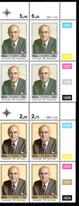RSA 1984/11/02 Inauguration of President PW Botha Control Blocks