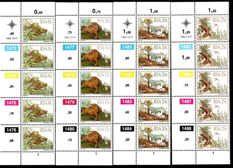 RSA 1982/12/01 Prehistoric Animals Control Blocks
