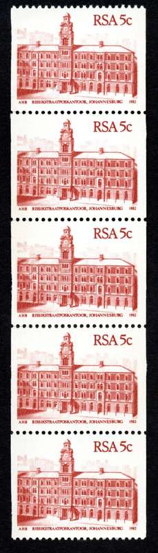 RSA 1982/07/15 4th Definitive issue 5c Coil of 5