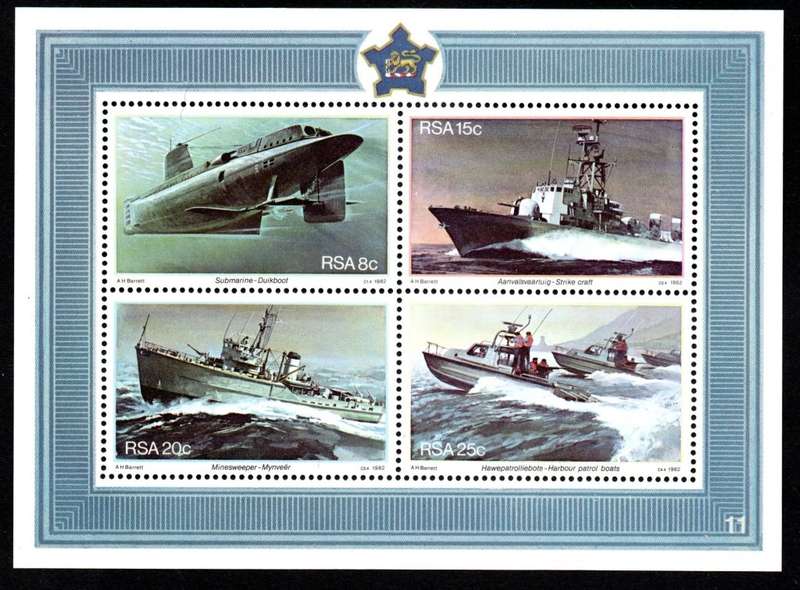 RSA 1982/04/02 Anniversary of Simonstown Miniature Sheet