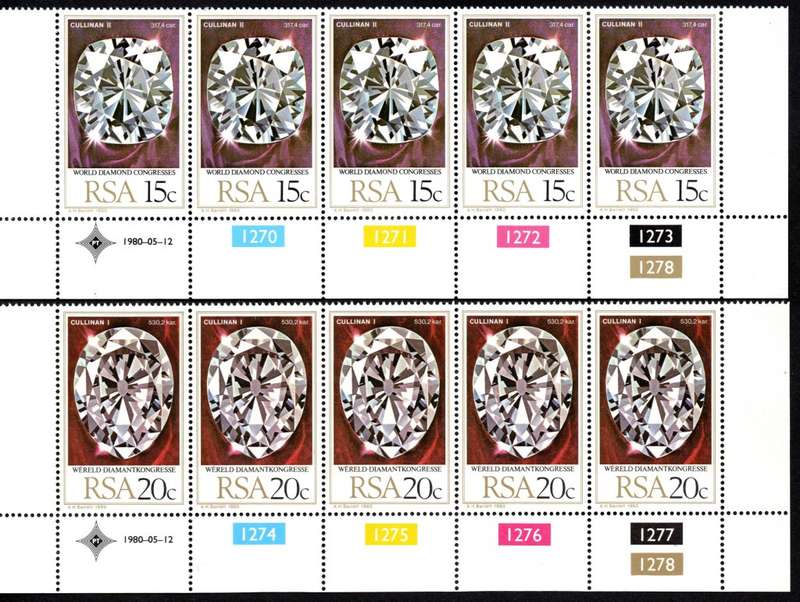 RSA 1980/05/12 World Diamond Congress Control Blocks
