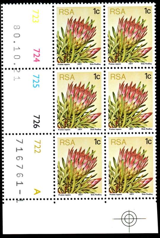 RSA 1980/10/21 3rd Definitive issue 1c Control Blocks Pane A