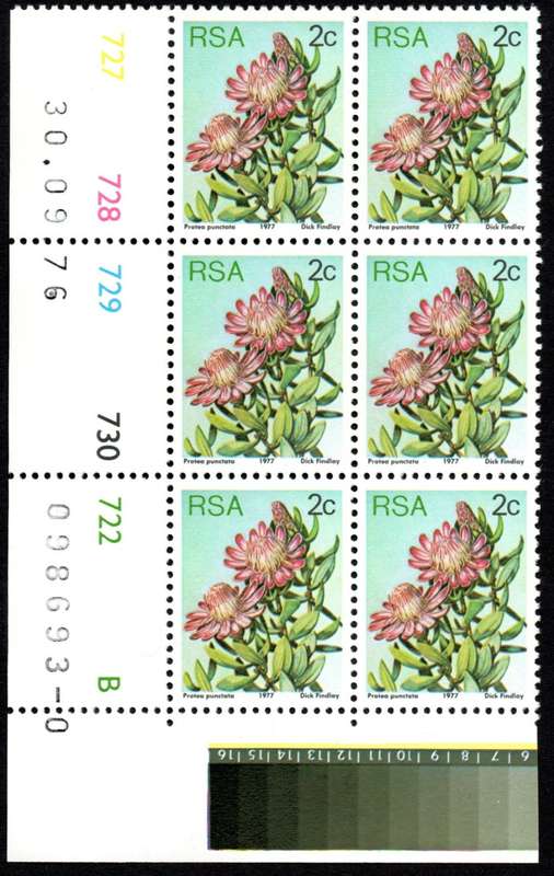RSA 1976/09/30 3rd Definitive issue 2c Control Blocks Pane B