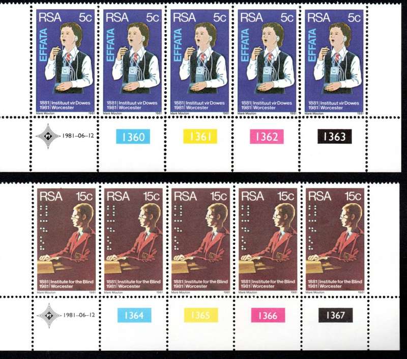 RSA 1981/06/12 Centenary of Institutes for the Deaf and Blind Control Blocks