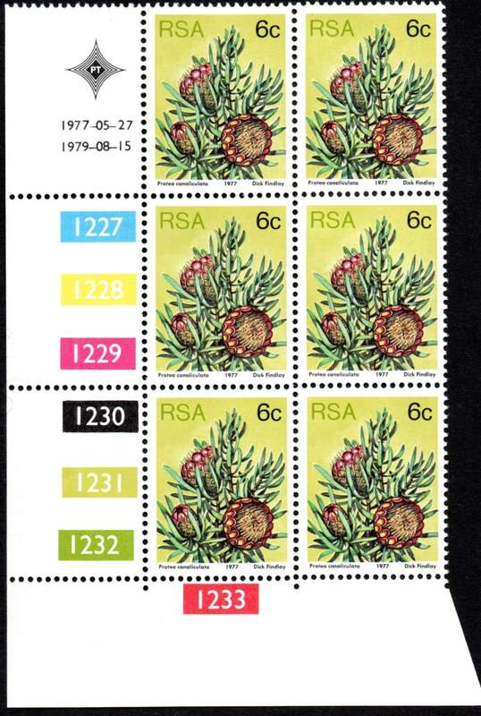 RSA 1977/05/27 & 1979/08/15 3rd Definitive 6c Control Blocks