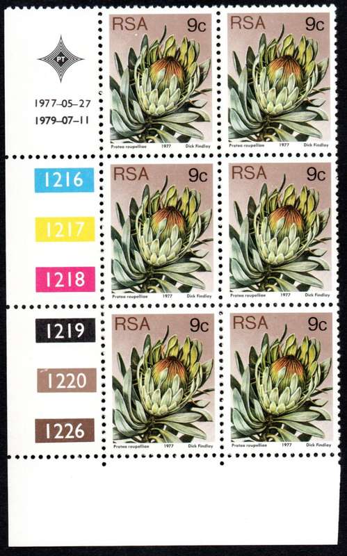 RSA 1977/05/27 & 1979/07/11 3rd Definitive issue 9c Control Blocks